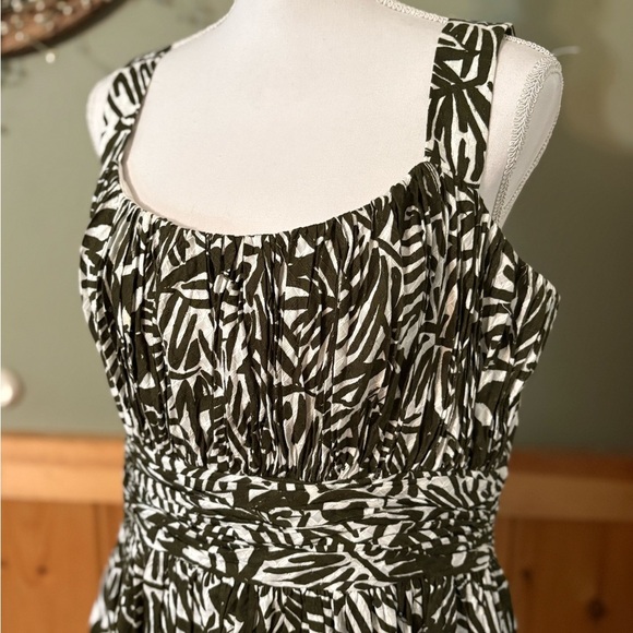 $428 KATE SPADE NEW YORK ORCHID PRINT RUCHED SUNDRESS SLEEVELESS DRESS - Picture 2 of 14